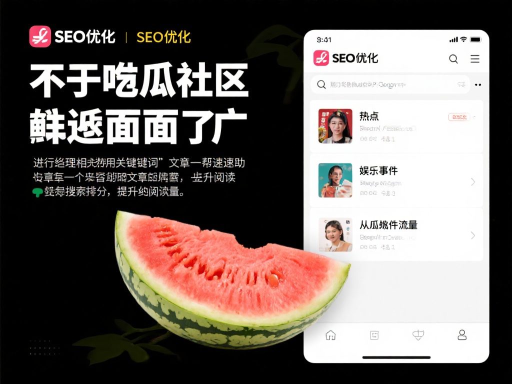 为了让吃瓜社区的话题覆盖面更广，SEO优